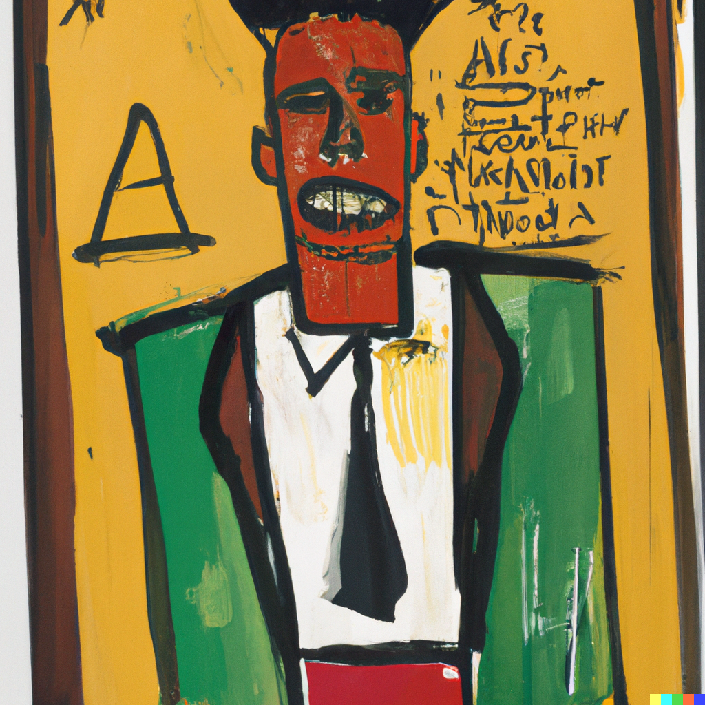 "The Accountant" by Basquiat