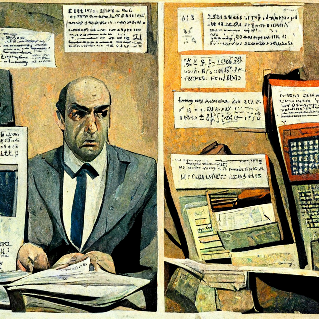 "A comic about an accountant whose books didn't balance"