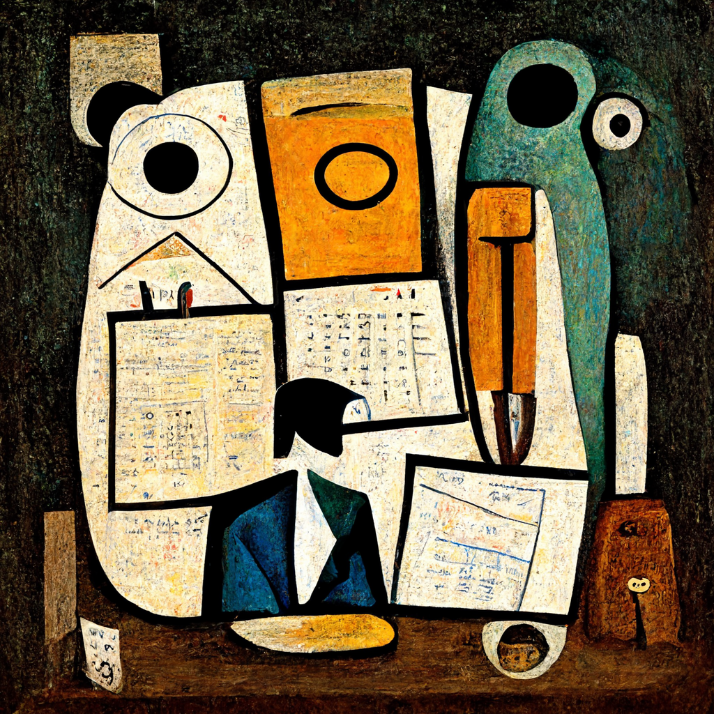"The Accountant" by Pablo Picasso